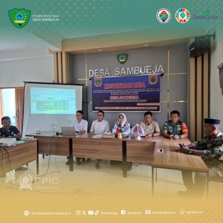 MUSYAWARAH DESA PENETAPAN RENCANA KERJA PEMERINTAH DESA TAHUN ANGGARAN 2025